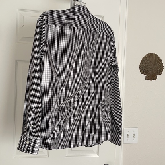 Lands End Women's Long Sleeve Oxford Shirt - 8 - Picture 7 of 7